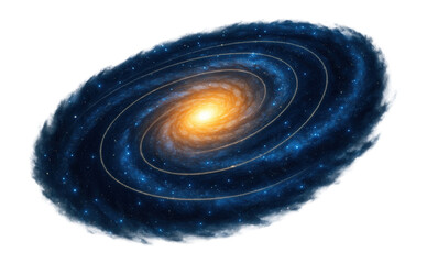 Wall Mural - galactic year with the time it takes the solar system to orbit the milky way's center