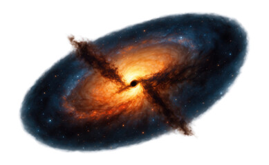 Wall Mural - centaurus a with a peculiar galaxy with a supermassive black hole