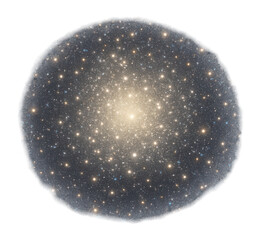 Wall Mural - messier 92 with a globular cluster with densely packed stars