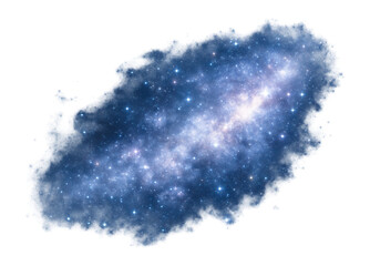 Wall Mural - small magellanic cloud with an irregular galaxy near the milky way