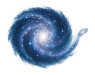 Wall Mural - pisces ii dwarf galaxy with a small, faint galaxy near the milky way