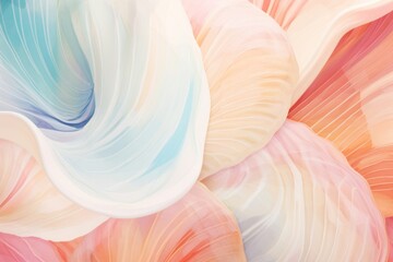 Wall Mural - sea shells backgrounds abstract pattern.