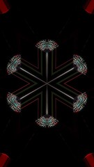 Wall Mural - Creative mandala-inspired artwork with modern abstract symmetry	