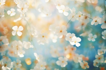 Flower pattern bokeh effect background backgrounds outdoors blossom.