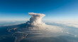 © Regan - Majestic Cloud Formation: An awe-inspiring aerial perspective showcases a massive cloud formation dominating the skyline, portraying the raw power and beauty of atmospheric phenomena.