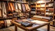 © Rina - Leather Display In Workshop