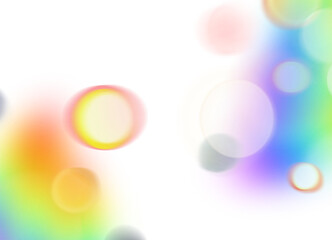 Wall Mural - abstract light leaks bokeh shaped overlay effect cutout, film grain texture background, grunge textu