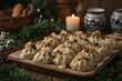 © Giovanni - Traditional dumplings filled with mushroom and cabbage, commonly prepared during the holiday season
