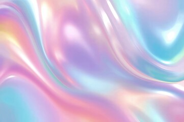 Wall Mural - Vibrant gradient background featuring a glossy, translucent effect. Modern, sleek, and creative design.