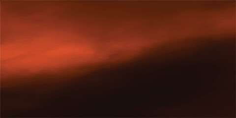 Wall Mural - Abstract warm gradient of orange and brown representing sunrise or sunset atmospheric effect