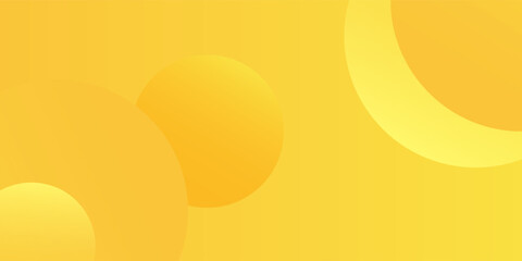 Wall Mural - Fluid yellow gradient shapes composition. for presentation design simple