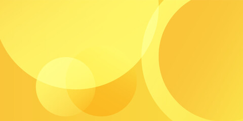 Wall Mural - Fluid yellow gradient shapes composition. for presentation design simple element art modern