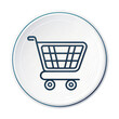 © Spot Decor - Shopping Cart Icon 3D Round Button Design, Isolated on Transparent Background, eCommerce, Shopping, Add to Cart