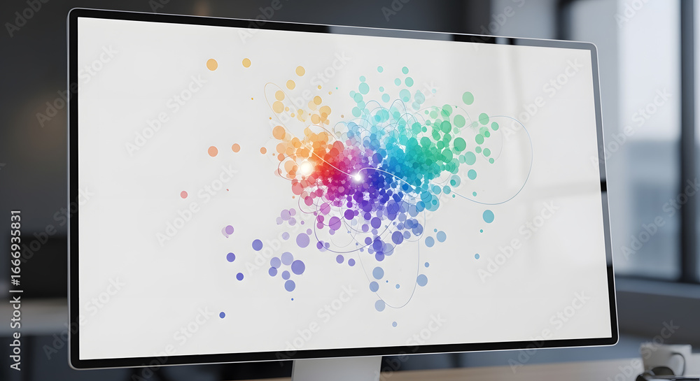 Interactive bubble chart showing the relationship between different ...