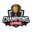 © Hasan mahmud - Golden trophy champions league emblem design