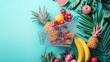 © Juan - Shopping cart with fruits tropical lifestyle nutrition retail design composition inspiration health