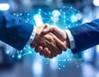 © ThiraWat - Business handshake partnership agreement collaboration and networking concept