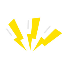 Wall Mural - Comic lightning bolt explosion vector illustration.
