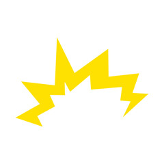 Wall Mural - Bright starburst splash with dynamic comic style.