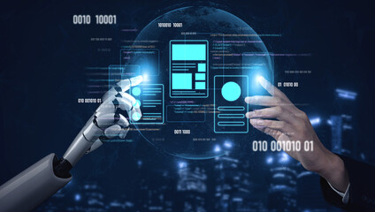 AI designing UI UX interface, optimizing application layout, reviewing structure, and aligning code functionality with visual design components and user experience goals. Vouch
