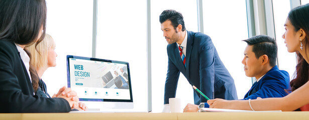 Website design software provide modish template for online retail business and e-commerce
