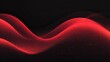 © e_zeynall1 - Abstract red waves dance gracefully against a dark backdrop. The dynamic interplay of light and form.