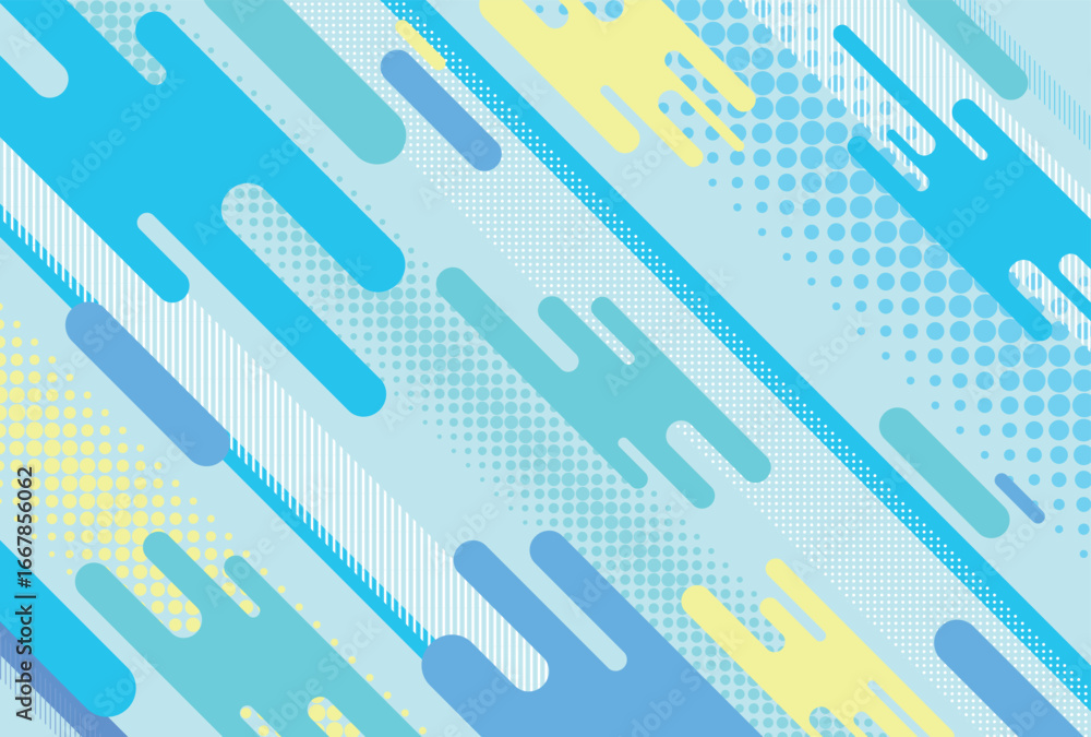 背景素材 青 水色  幾何学的な模様 さわやか 夏 寒色 タイトル バックグラウンド 涼しい ポップ