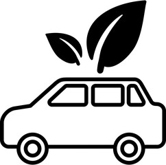 Wall Mural - eco car