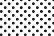 © Bruno - Dot seamless pattern polka background. Abstract pattern with black dots on white. Abstract geometric shape. Geometrical backdrop. Polka dot fabric. Dotted geometric pattern.
