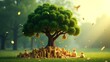 © artonix - Money tree concept for investment growth wealth financial planning and savings