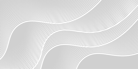 White abstract background with flowing particles