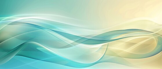 Wall Mural - abstract blue yellow soft light background.
