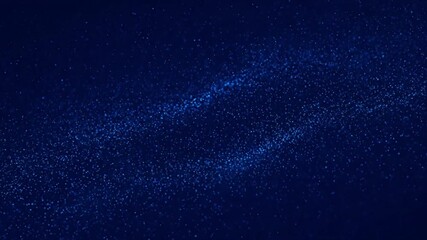 Wall Mural - Deep blue cosmic field many points of light mostly grouped diagonally