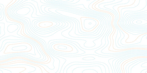 Wall Mural - the stylized multicolored wavy abstract topographic map contour, lines pattern background. topograph