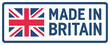 © Svitlana - Made in britain emblem vector: british made symbol, uk manufacturing icon for national products