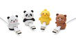© Zobia - A kawaii collection of panda, chick, and bear cable bite accessories that protect charging cords while adding playful charm.