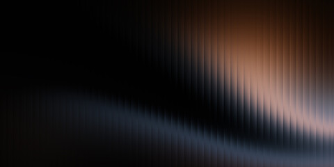 Wall Mural - a dark, abstract background with vertical ribbed texture and a subtle gradient of warm brown to cool