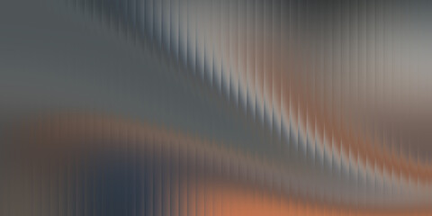 Wall Mural - a textured abstract background with vertical lines and a gradient of gray, blue, and orange hues, cr