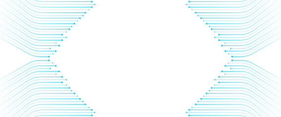 Wall Mural - vector blue digital technology lines graphic abstract design