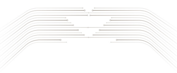 Wall Mural - vector digital technology white and grey lines graphic abstract design