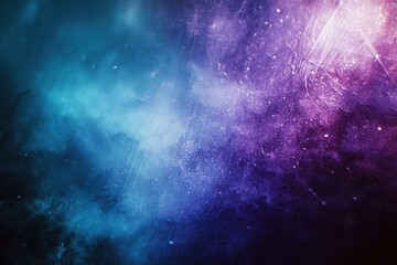 Wall Mural - Colorful cosmic background with swirling light patterns revealing a deep space vibe