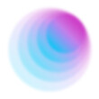© Rawpixel.com - Gradient blue pink png element shape effect, transparent background