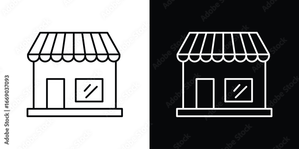 Identify Store Icon Store icon. Signs and symbols for mobile app, UI, UX Stock Vector ...