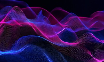 A_high-tech_digital_wave_pattern, generation AI 
