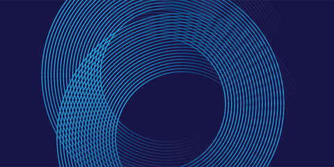 Wall Mural - blue abstract background. geometric lines pattern. modern shiny blue gradient lines. futuristic tech