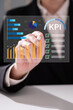 © Supapich - Professional entrepreneur businessman focus on KPI dashboard data analysis developing marketing strategy business management success goal financial monitoring corporate solution predict result trend
