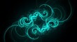 © orch graphic - Teal abstract design
