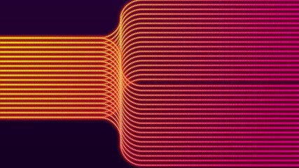 Wall Mural - Neon line futuristic glow background with free space to add your video for a creative motion video editing project