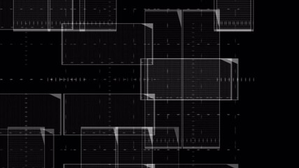 Abstract grid line overlay with glowing digital pattern for modern video editing and visual design