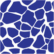 © Ibnat Saleh  - white and blue Cow Print eps, cow seamless pattern, Cow print vector seamless pattern design, abstract seamless animal skin repeat background